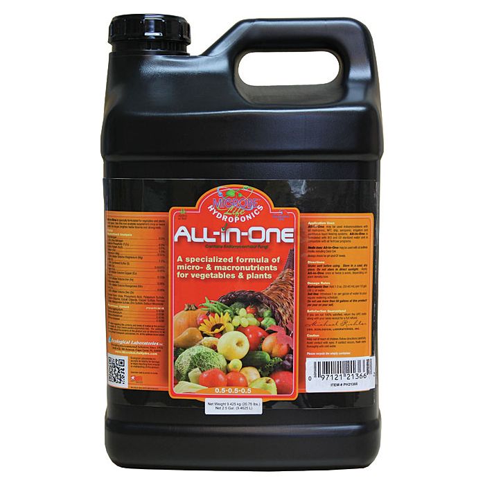 All-In-One by Microbe Life Hydroponics, 2.5 gallon