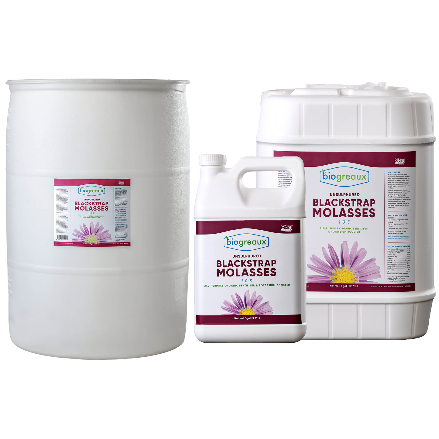 Biogreaux Unsulphured lackstrap Molasses