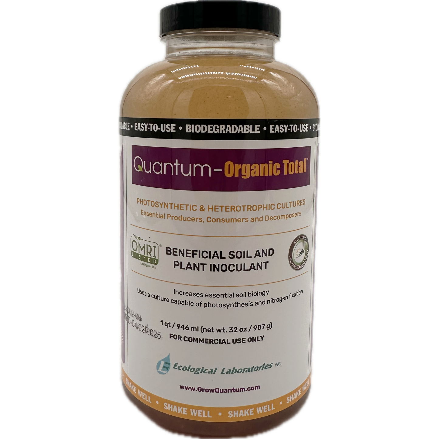 Quantum Growth Organic Total Soil Inoculant Probiotics Quart