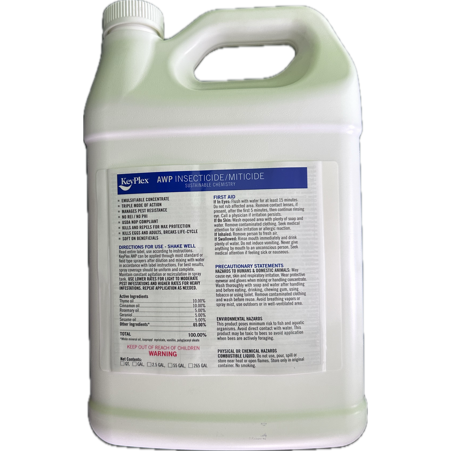 KeyPlex AWP Insecticide / Miticide 2.5 Gallon