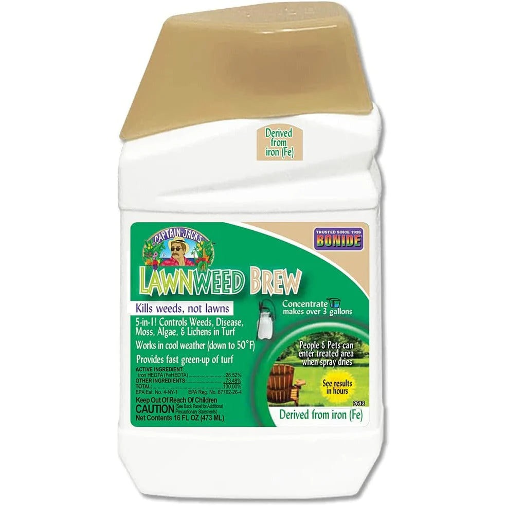 Captain Jack's Lawnweed Brew Organic Selective Weed Killer