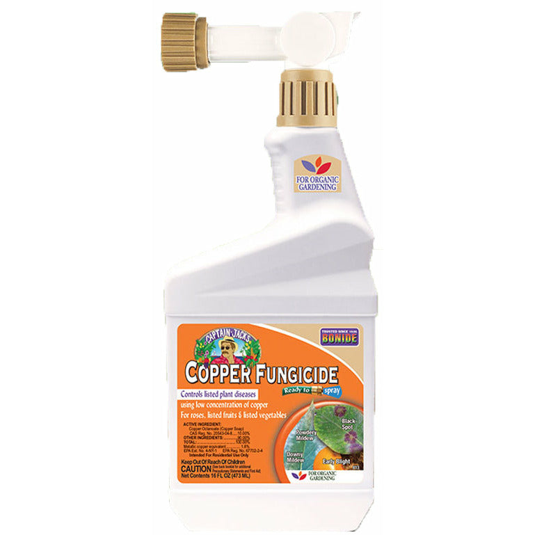 Bonide Captain Jacks' Copper Fungicide 1 Quart Ready to Spray RTS Hose End Sprayer