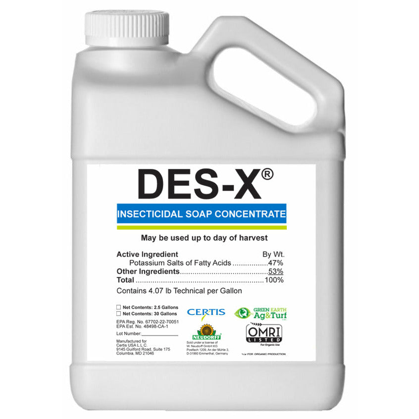 insecticidal soap and horticultural oil DES-X Insecticidal Soap Concentrate – Green Earth Ag & Turf