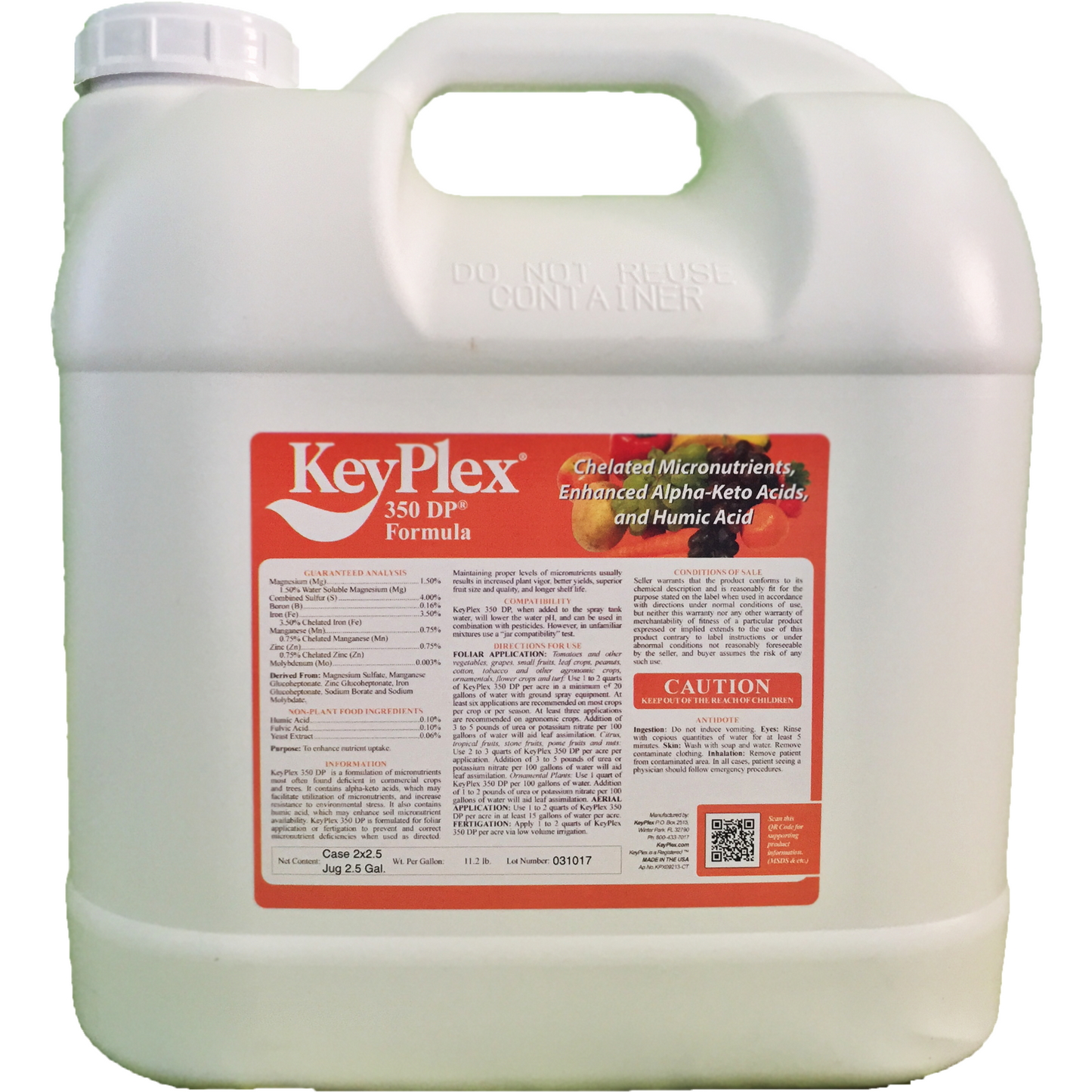 KeyPlex 350 DP Organic Fertilizer GrowItNaturally.com