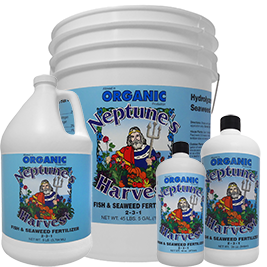 32 oz. organic fish and kelp liquid fertilizer Neptune's Harvest Fish & Seaweed Blend 2-3-1 – Green Earth Ag & Turf
