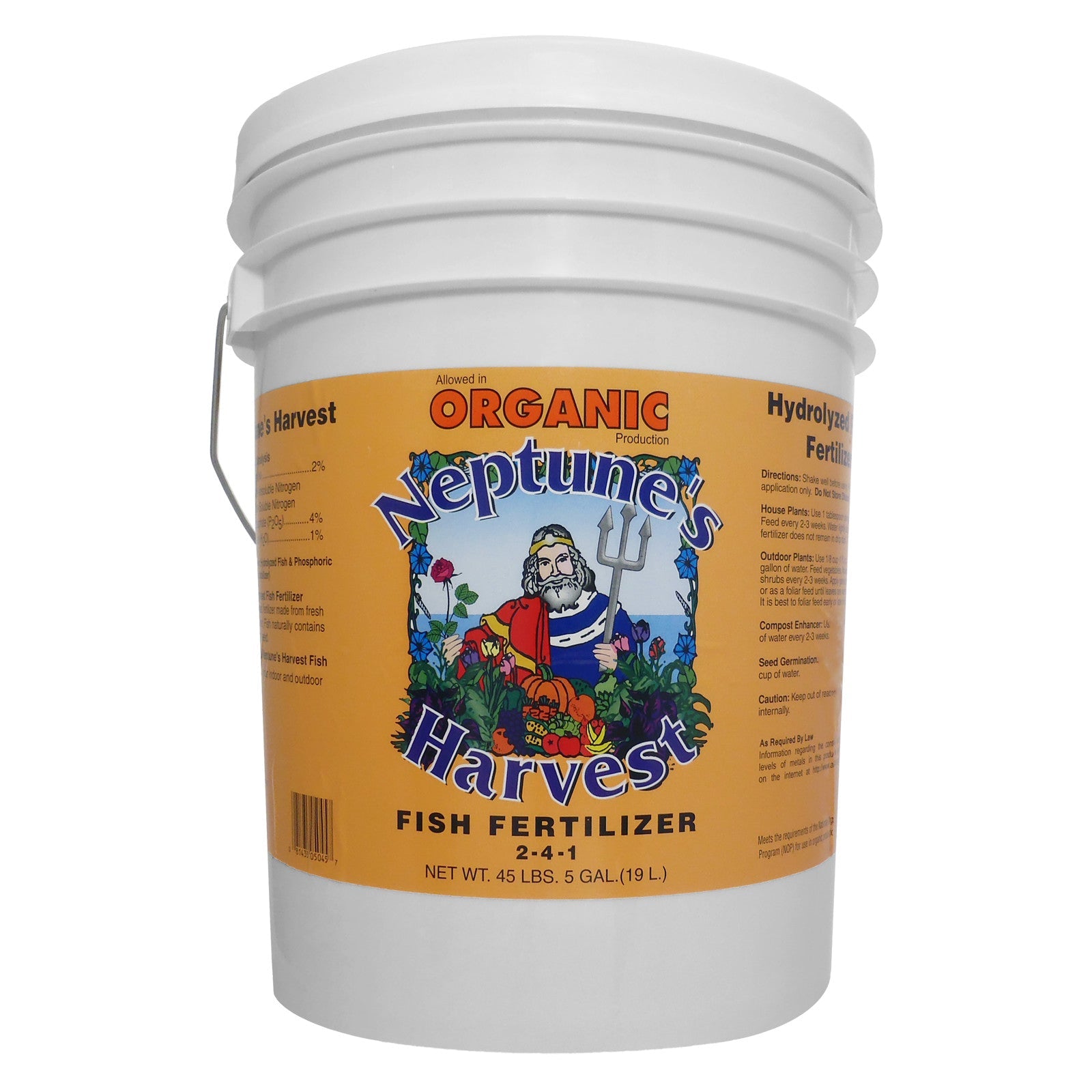 Neptune's Harvest Hydrolyzed Fish 5 Gallon