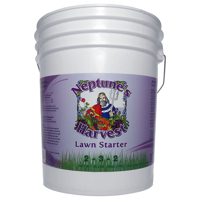 Neptune's Harvest Lawn Starter Organic Fertilizer 5 Gallon