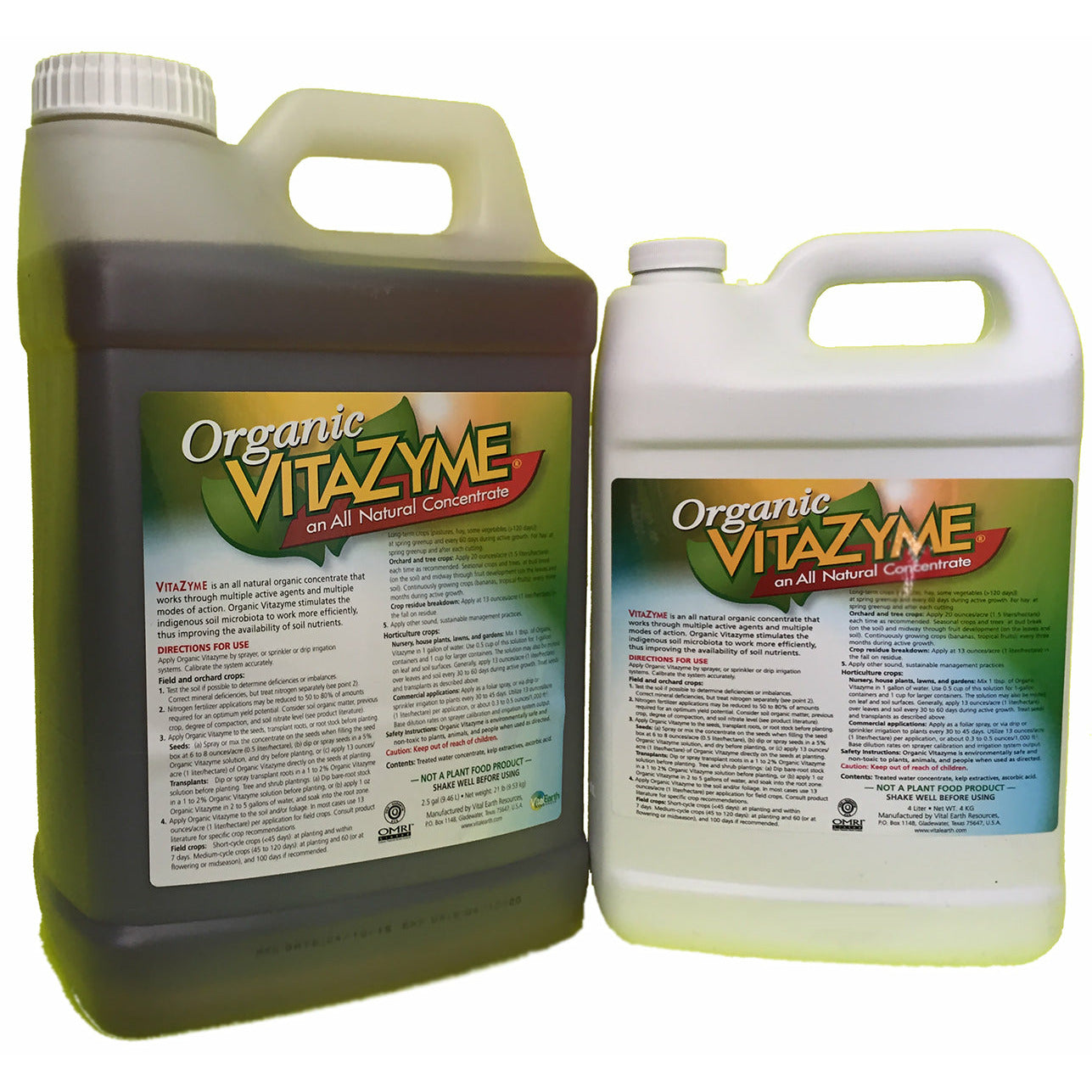 vitamin c plant fertilizer Vitazyme Organic Biostimulant & Growth Enhancer – Green Earth Ag & Turf