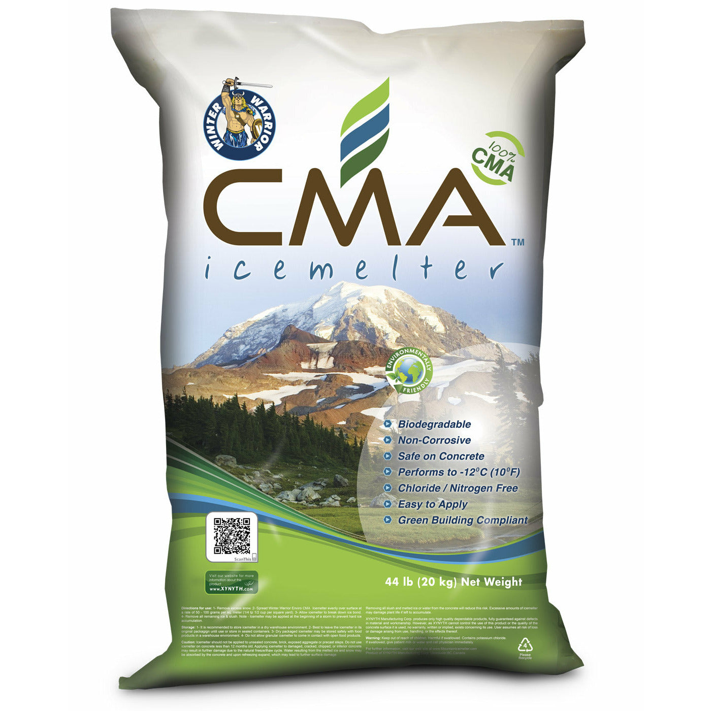 Winter Warrior CMA Eco-Friendly Icemelter Xynyth Pallets Ice Melt Pallet Xynyth