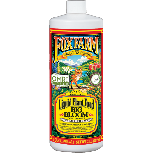 FoxFarm Big Bloom 0-0.5-0.7 Organic Fertilizer FoxFarm