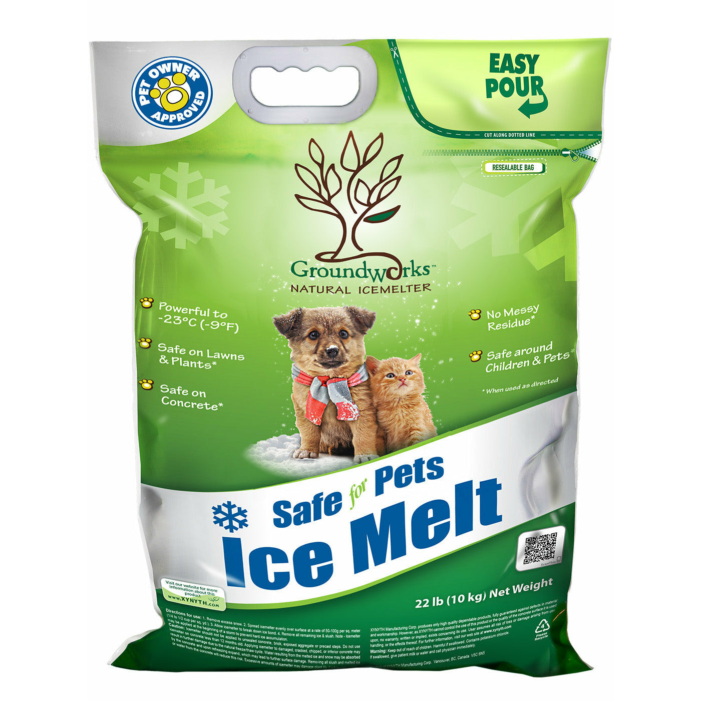 GroundWorks Natural Eco & Pet Friendly Icemelters Ice Melt Xynyth