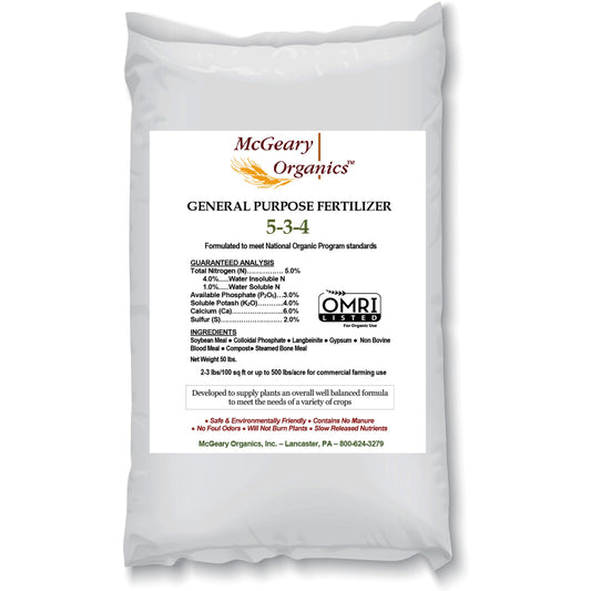 McGeary Organics Organic Fertilizers