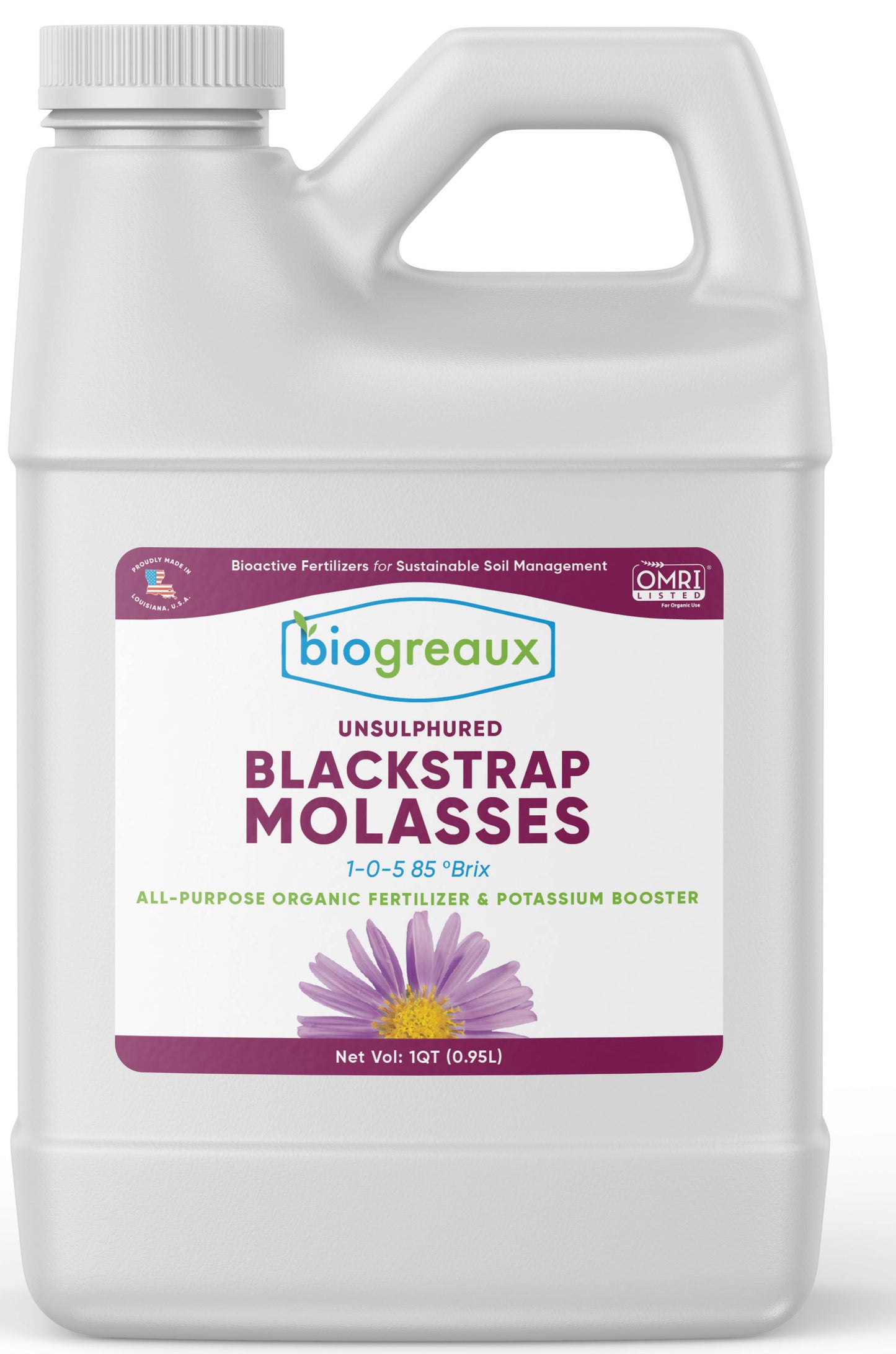 Biogreaux Unsulphured Blackstrap Molasses Organic Compost Teas Lawns 