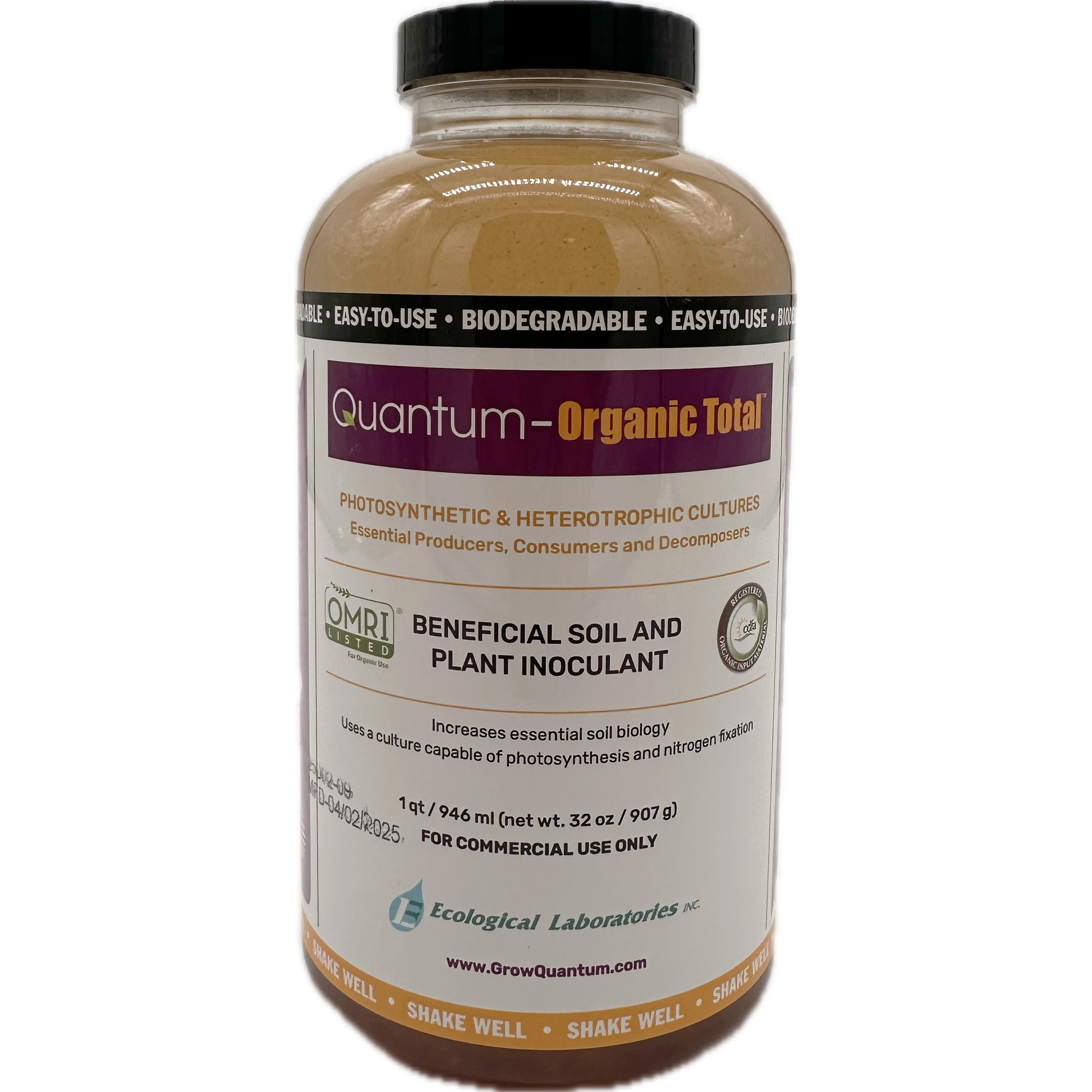 Quantum Growth Organic Total Soil Inoculant Probiotics Quart