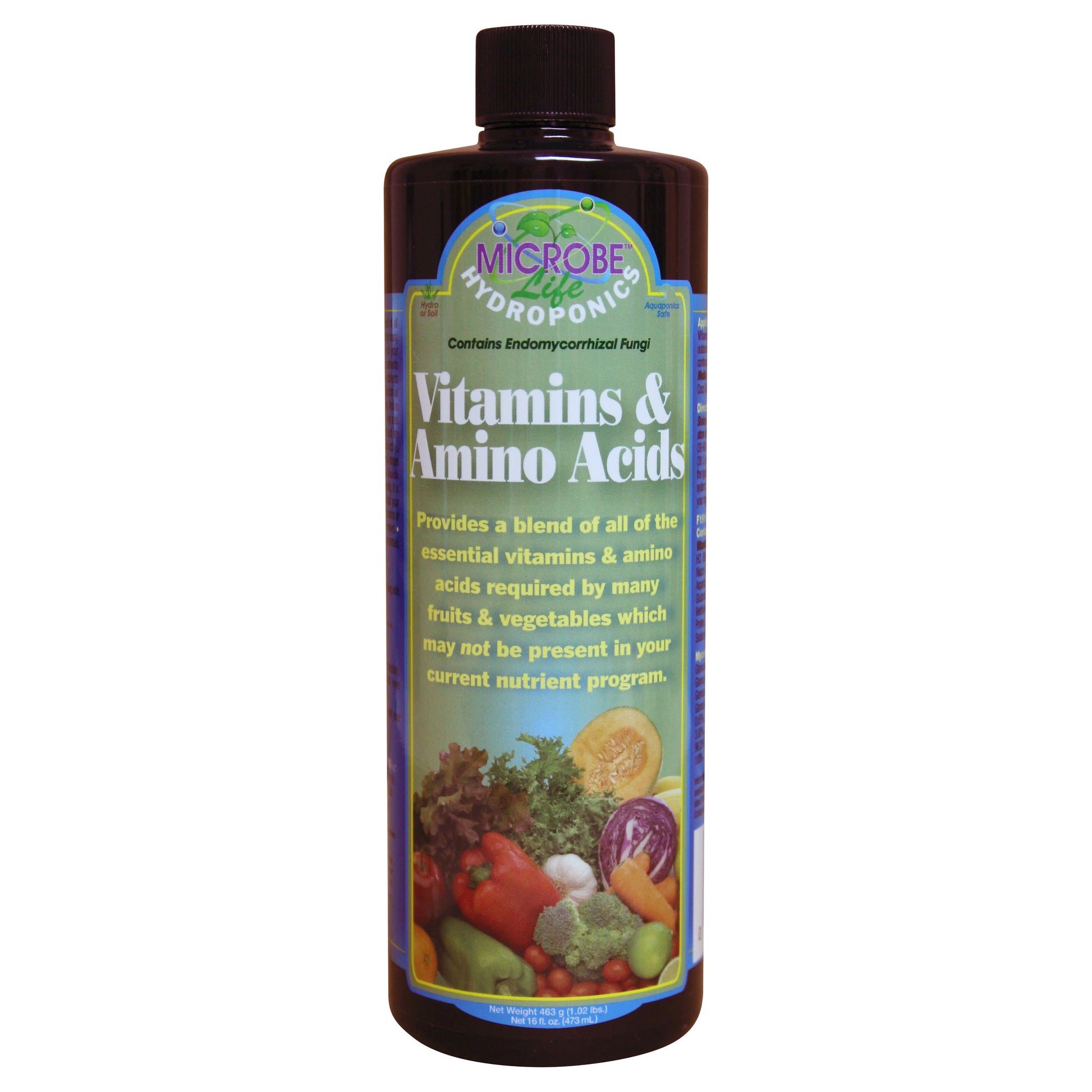 Vitamins & Amino Acids by Microbe Life Hydroponics, 16 oz.