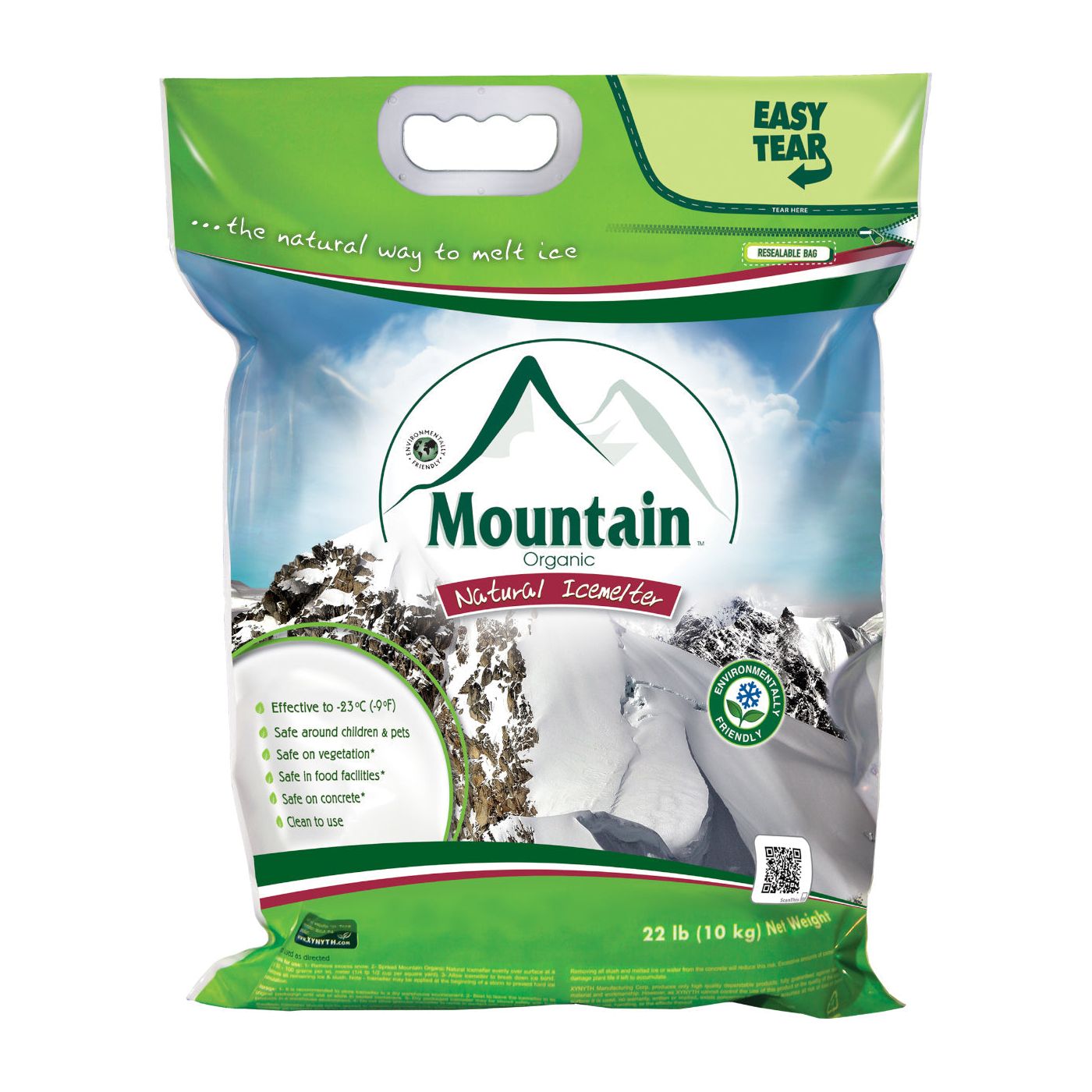 Mountain Organic Natural Icemelter Xynyth Eco-Friendly Pet-Friendly 22 lb.