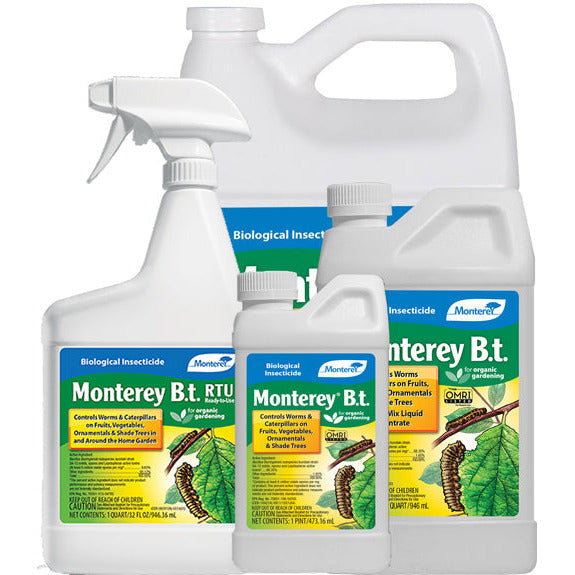 Monterey B.t. Biological Insecticide Caterpillar Green Earth Ag & Turf