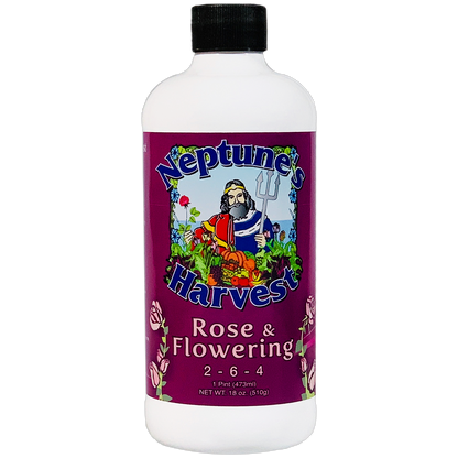 liquid fertilizer for rose plant Neptune's Harvest Rose & Flowering Formula (2-6-4) – Green Earth Ag & Turf