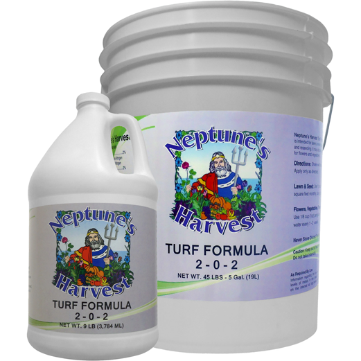 Neptune's Harvest Turf Formula 2-0-2 (No Phosphorous) Organic Fertilizer Neptune's Harvest