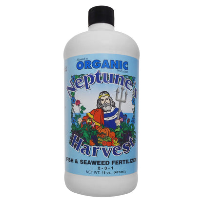 Neptune's Harvest Organic Fish & Seaweed Blend Pint 18 Ounce Organic Fertilizer
