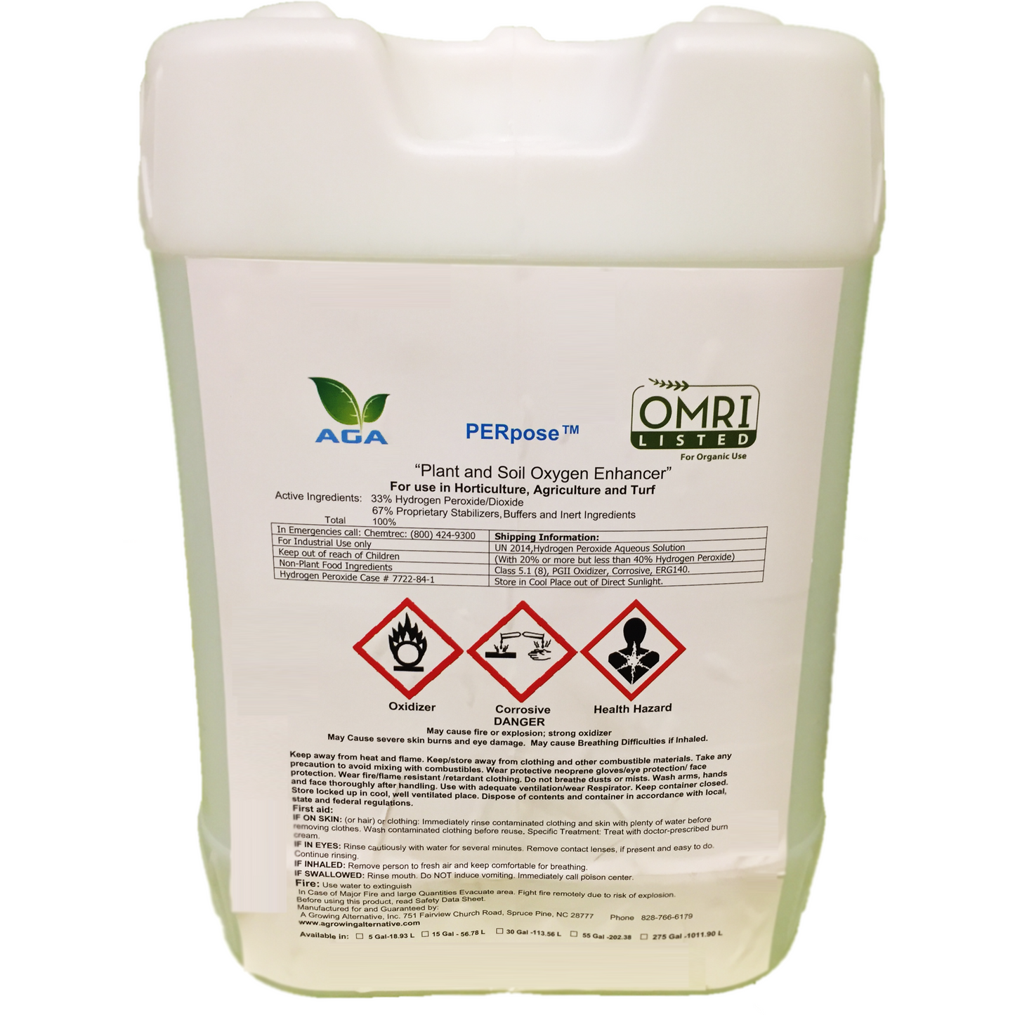PERpose Soil & Plant Oxygen Enhancer Green Earth Ag and Turf