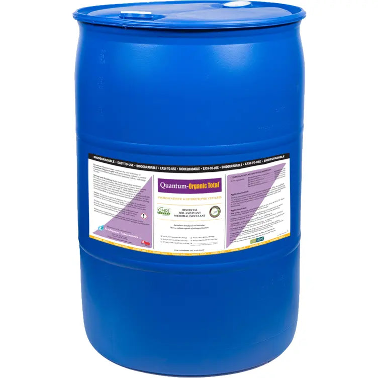 Quantum Growth Organic Total Fertilizer 30 & 55 Gallon Drum