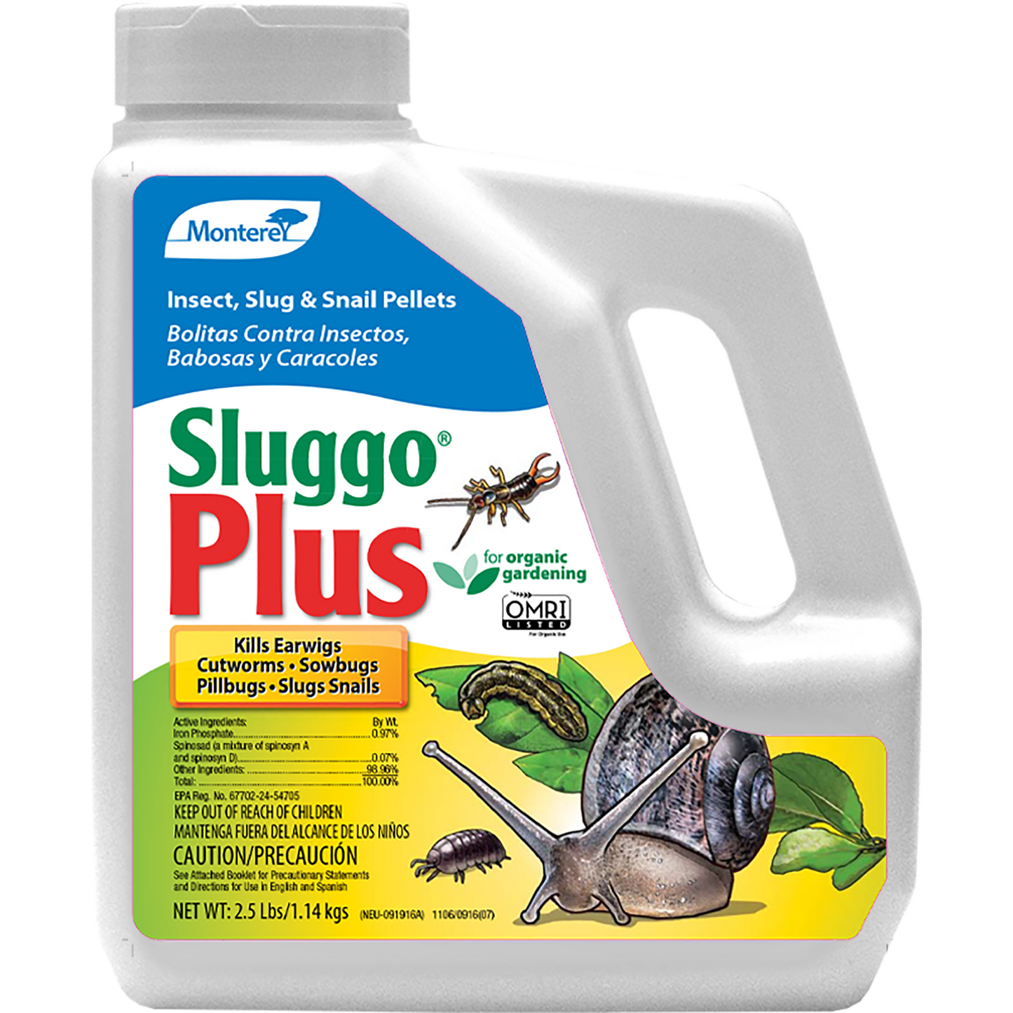 Sluggo® Plus 2.5 Pound Jug