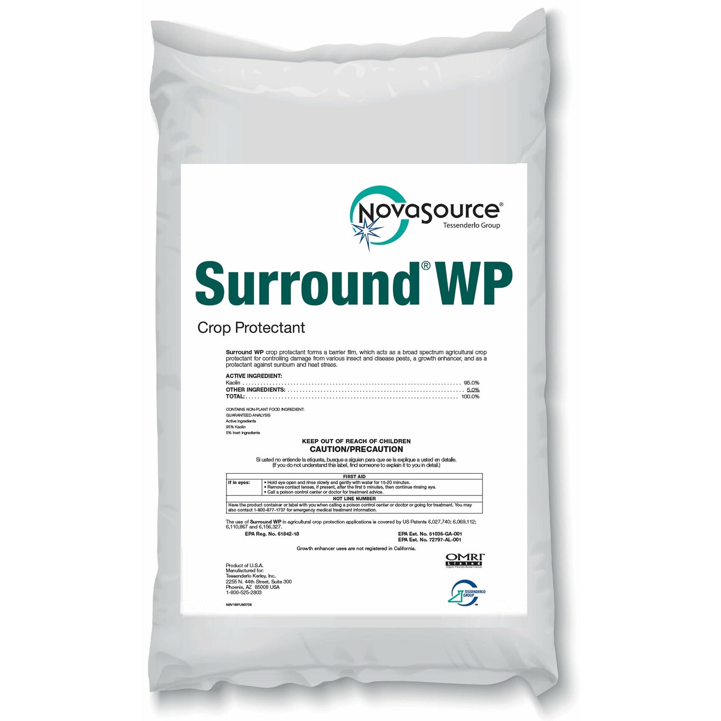 Surround Kaolin Clay Insecticide
