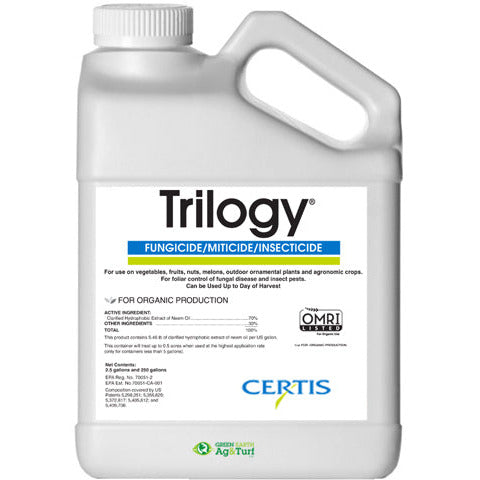 Certis Trilogy Neem Oil Organic Fungicide Insecticide