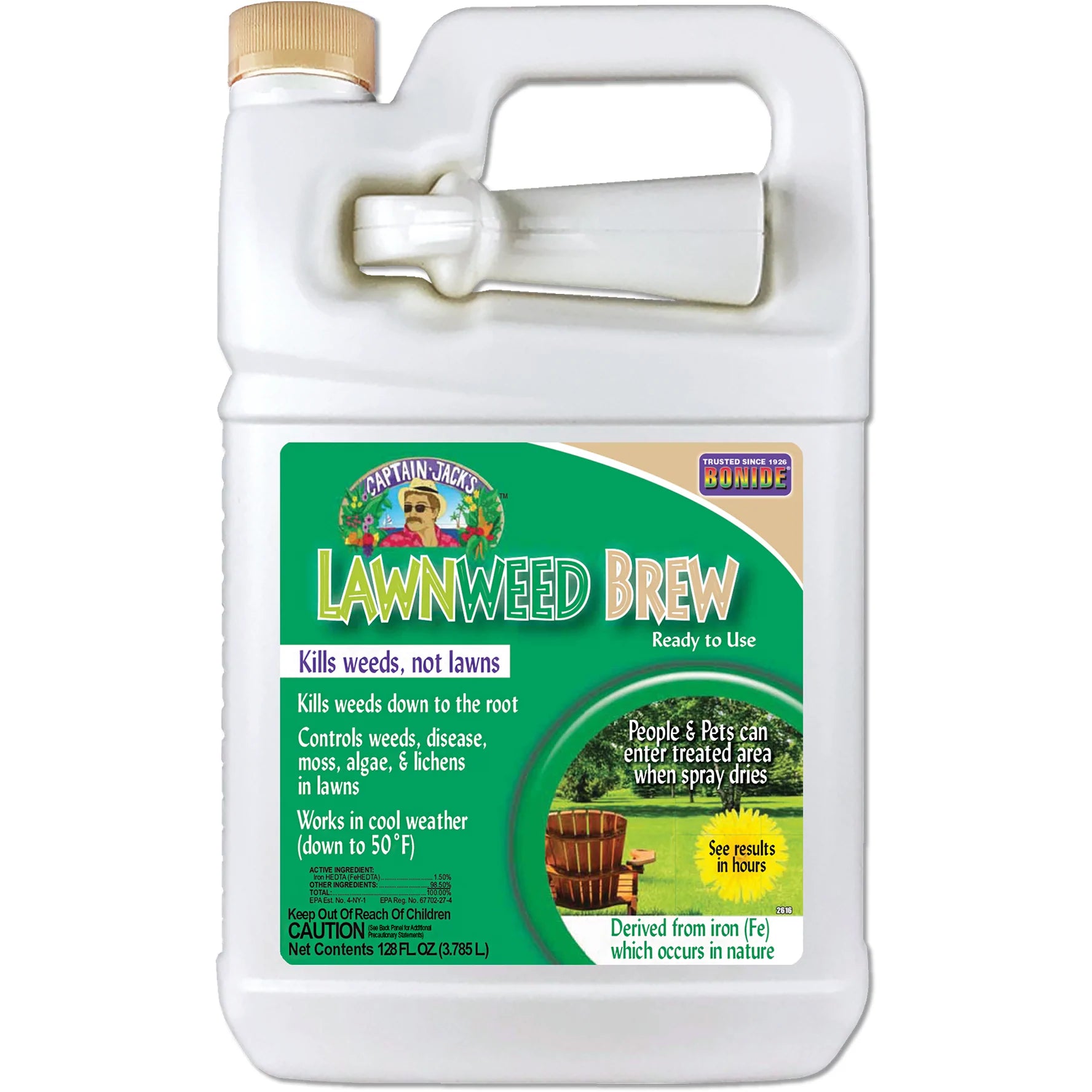 Captain Jack's Lawnweed Brew Organic Selective Weed Killer