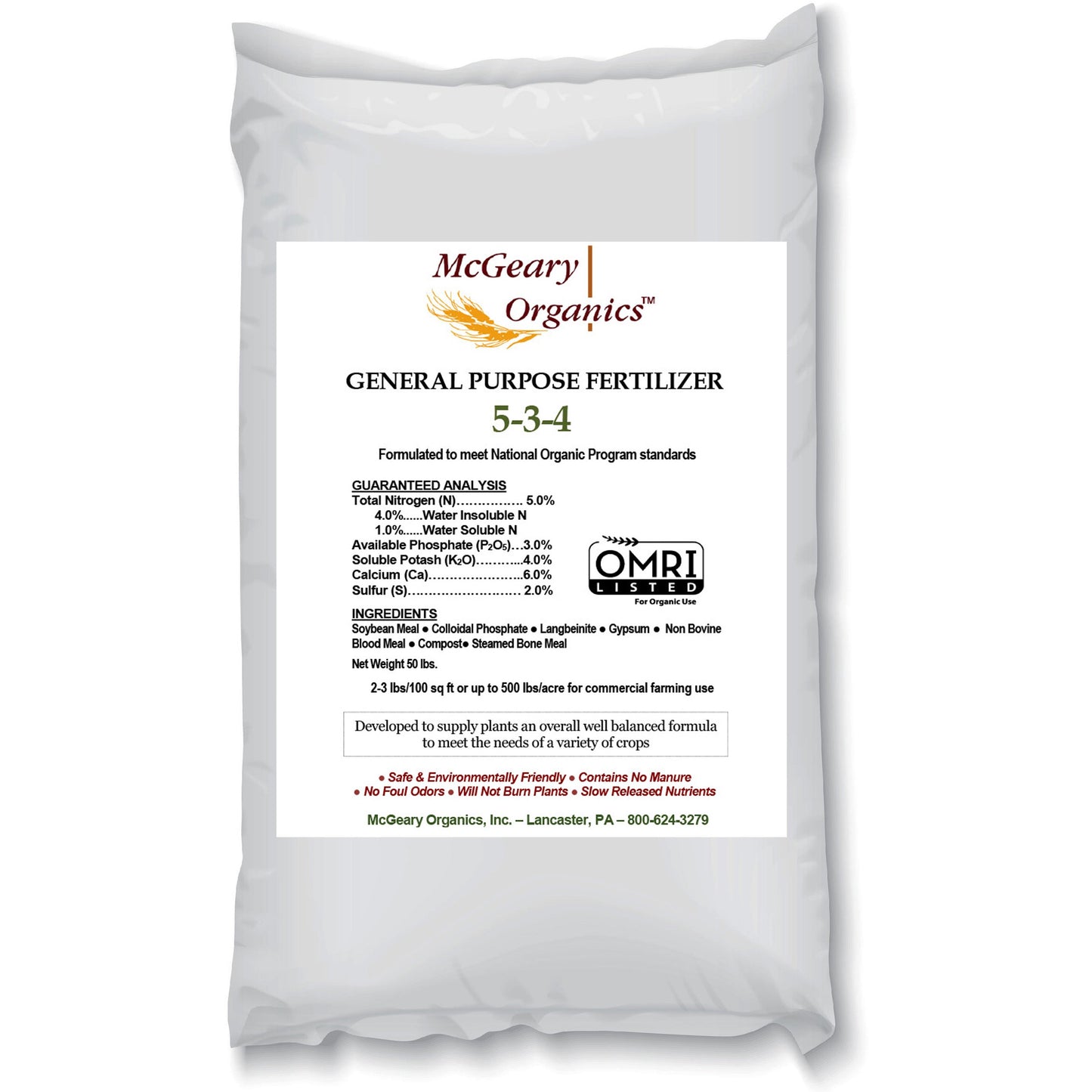 McGeary Organics Organic Fertilizers